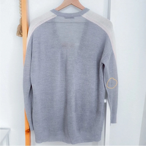 ATM Schoolboy Wool Cardigan Sweater Gray - Picture 5 of 15